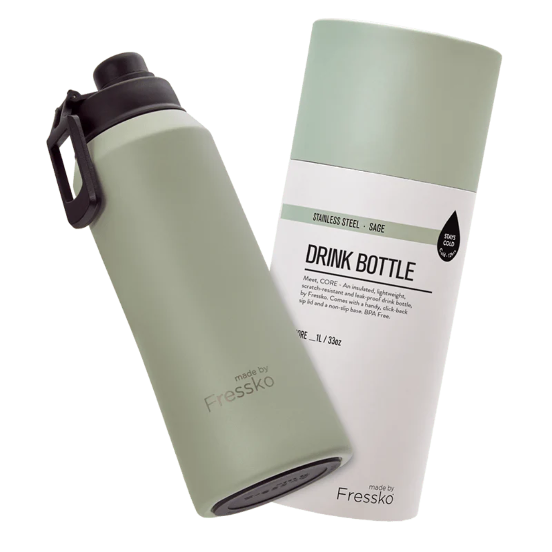 Fressko Core Bottle – 1L / 34oz – Stainless Steel