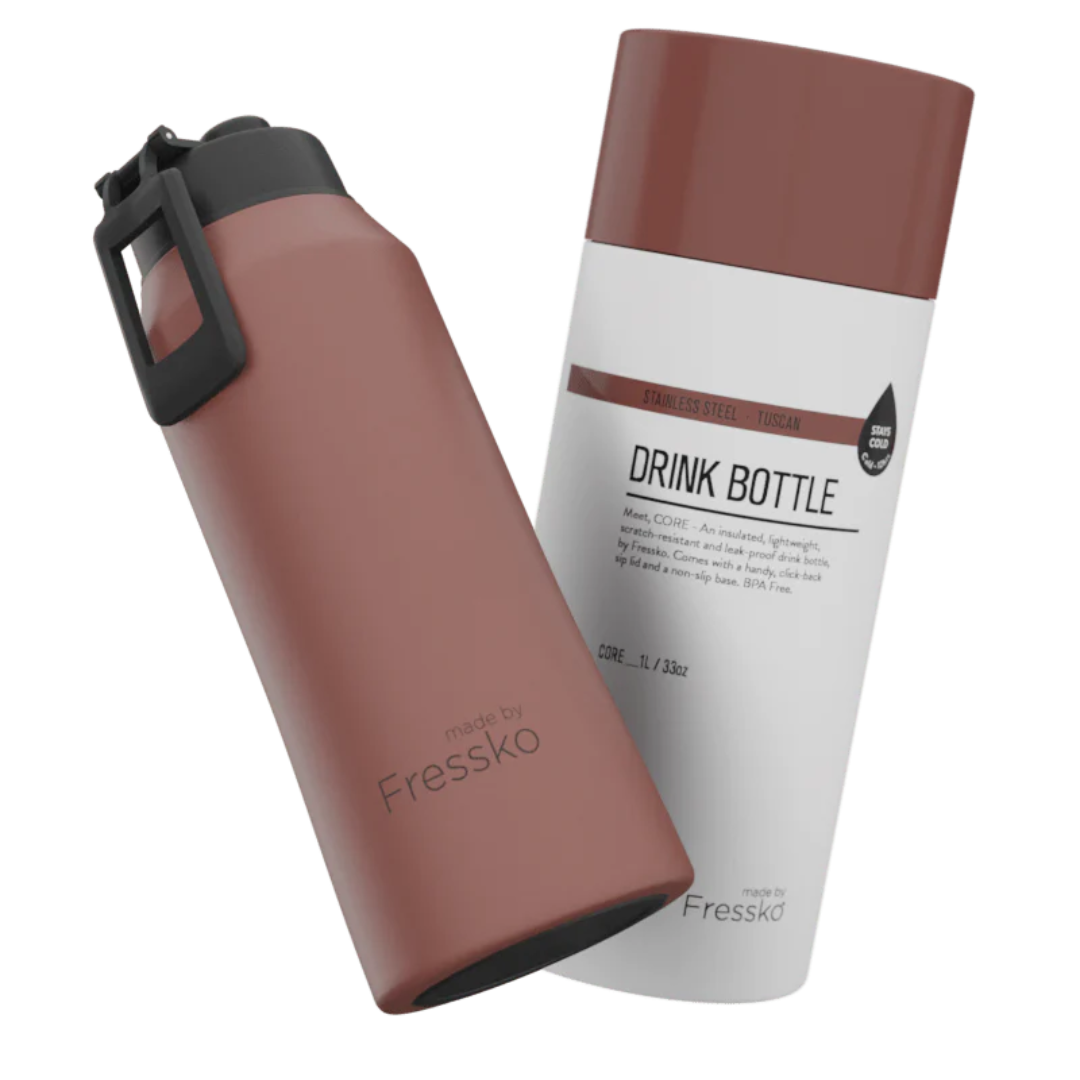 Fressko Core Bottle – 1L / 34oz – Stainless Steel