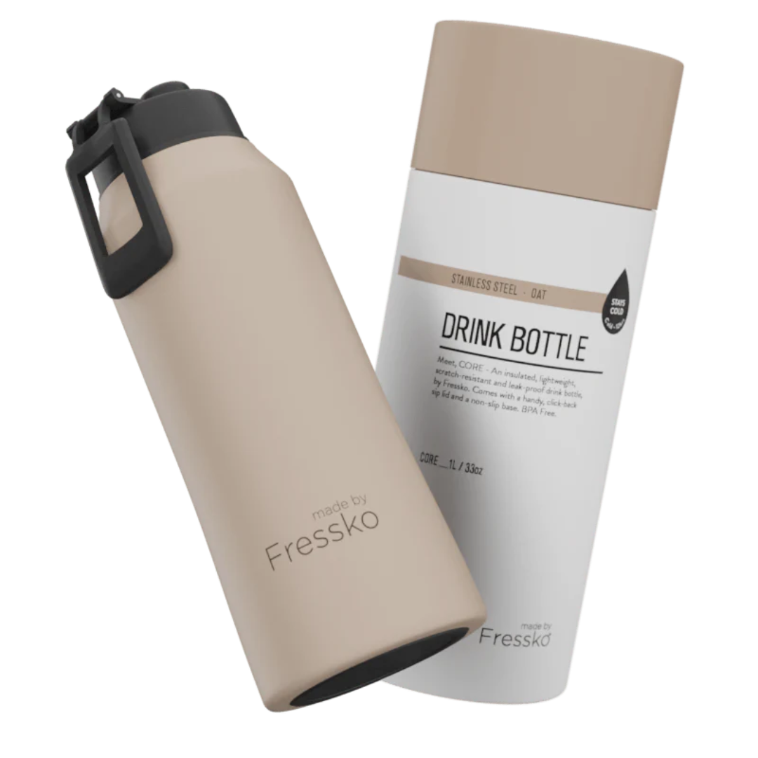 Fressko Core Bottle – 1L / 34oz – Stainless Steel