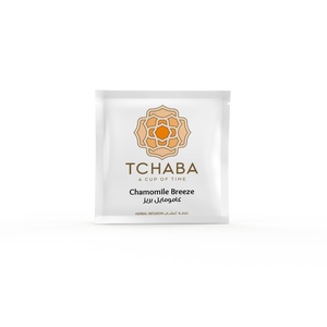 TCHABA Luxury Tea Box White with Selected of 72 Sachets AM, PM & Herbal