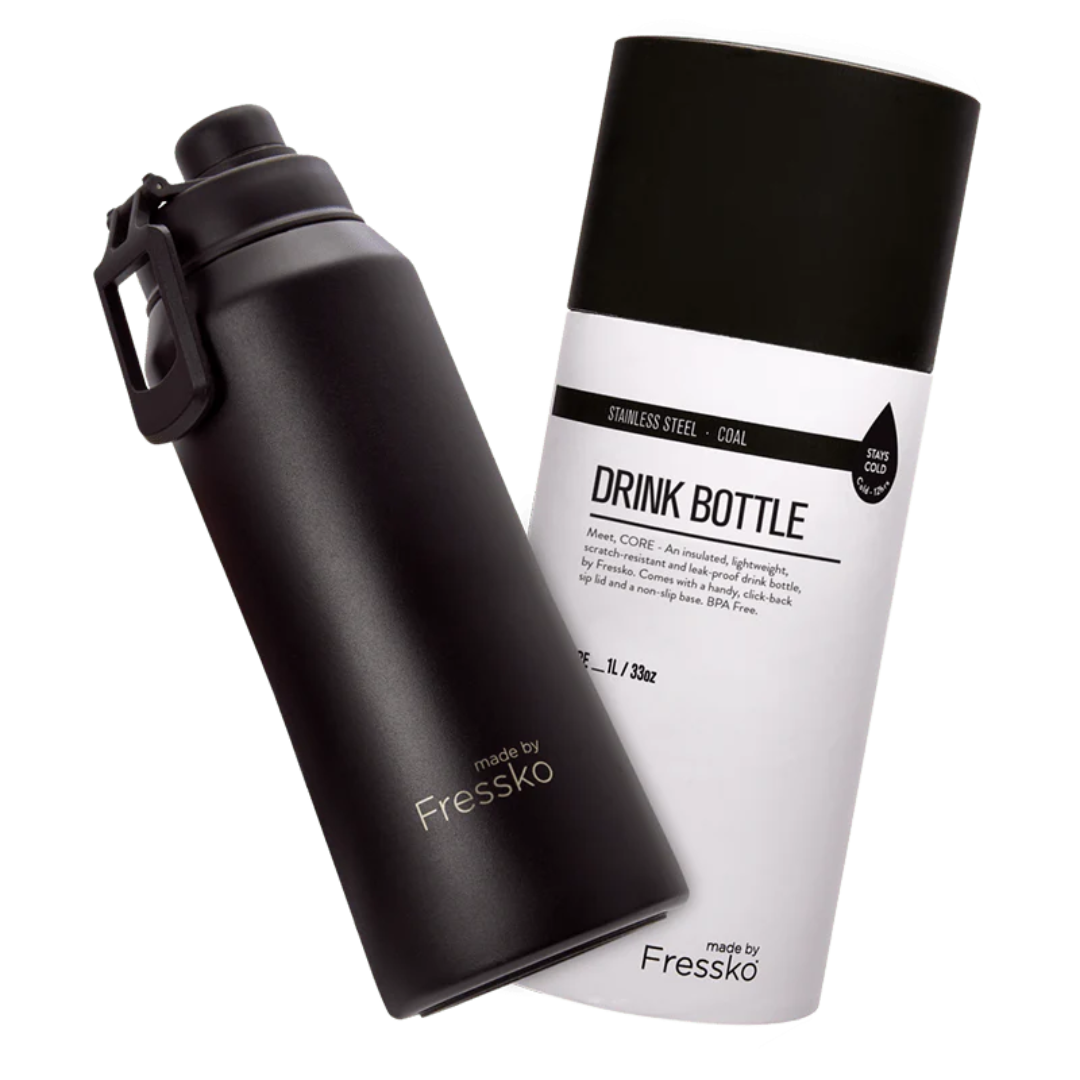 Fressko Core Bottle – 1L / 34oz – Stainless Steel