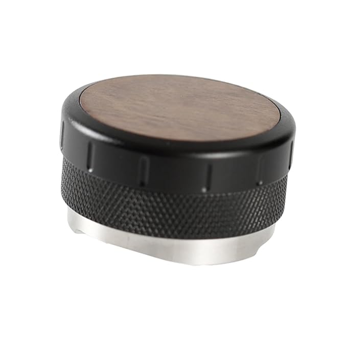 Barista Space - Distributor Tool Black with Wood