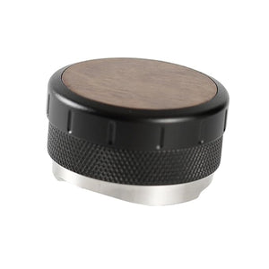 Barista Space - Distributor Tool Black with Wood