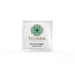 TCHABA Luxury Tea Box White with Selected of 72 Sachets AM, PM