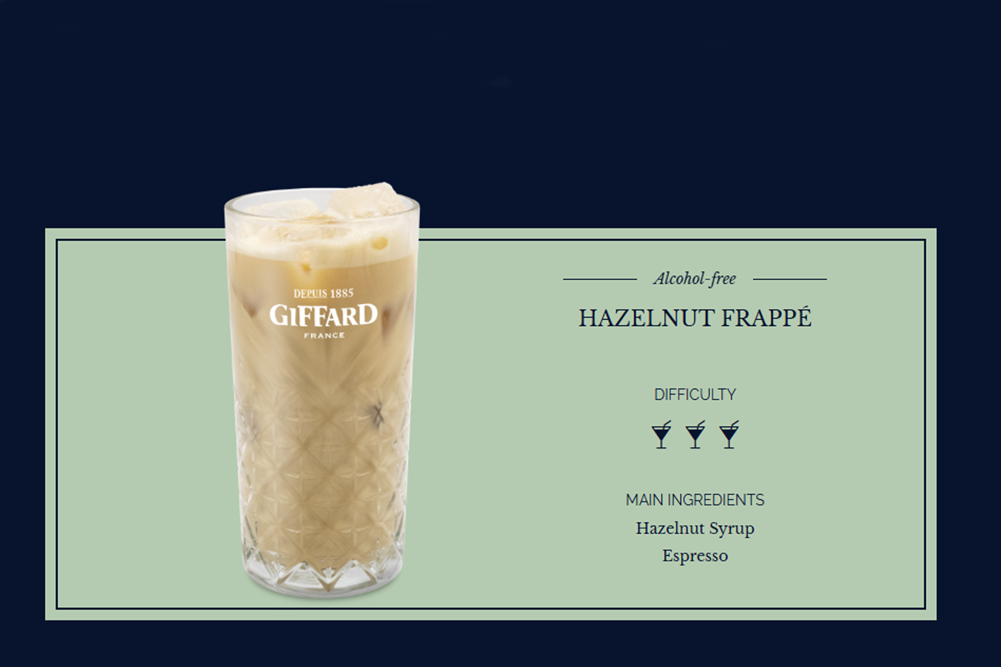 GIFFARD - HAZELNUT SYRUP 100CL