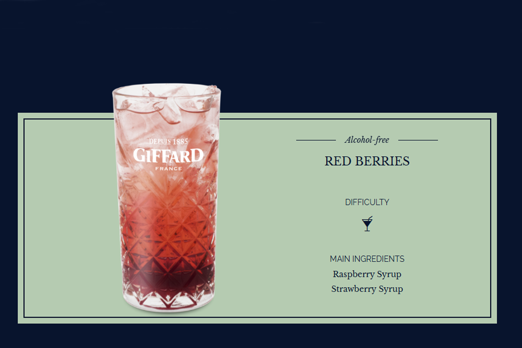 GIFFARD - RASPBERRY SYRUP 100CL