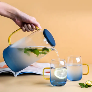 GLASS Pitcher (1PC 1500ml + 2PCS CUP 300ml)