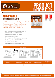 CAFETTO AMC - Milk Cleaner Powder For WMF Machines