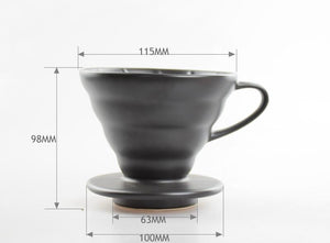 Barista Space V- Shaped Ceramic V60 Coffee Dripper